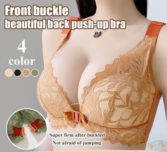Classic Front buckle beautiful back push-up bra for Women